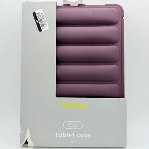 Heyday iPad Pro 11-inch 2024 Tablet Case Tri-Fold Stand Dark Cherry Purple‎